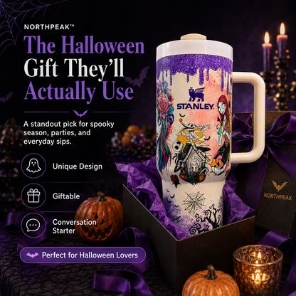 Goofball Buddies™ Sally x Jack Skellington 40 Oz Tumbler
