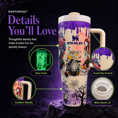 Goofball Buddies™ Sally x Jack Skellington 40 Oz Tumbler
