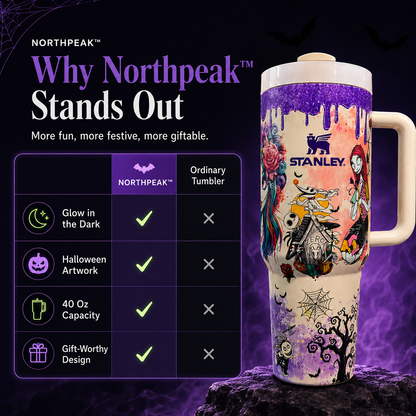 Goofball Buddies™ Sally x Jack Skellington 40 Oz Tumbler
