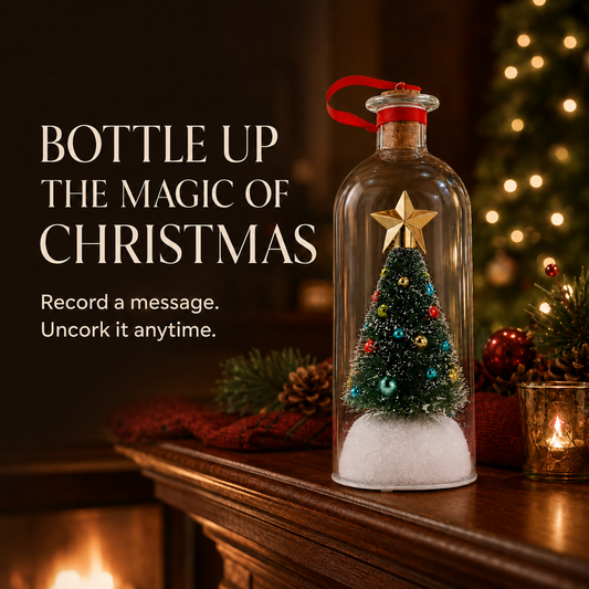 Goofball Buddies™ Recordable Christmas Tree Message Bottle